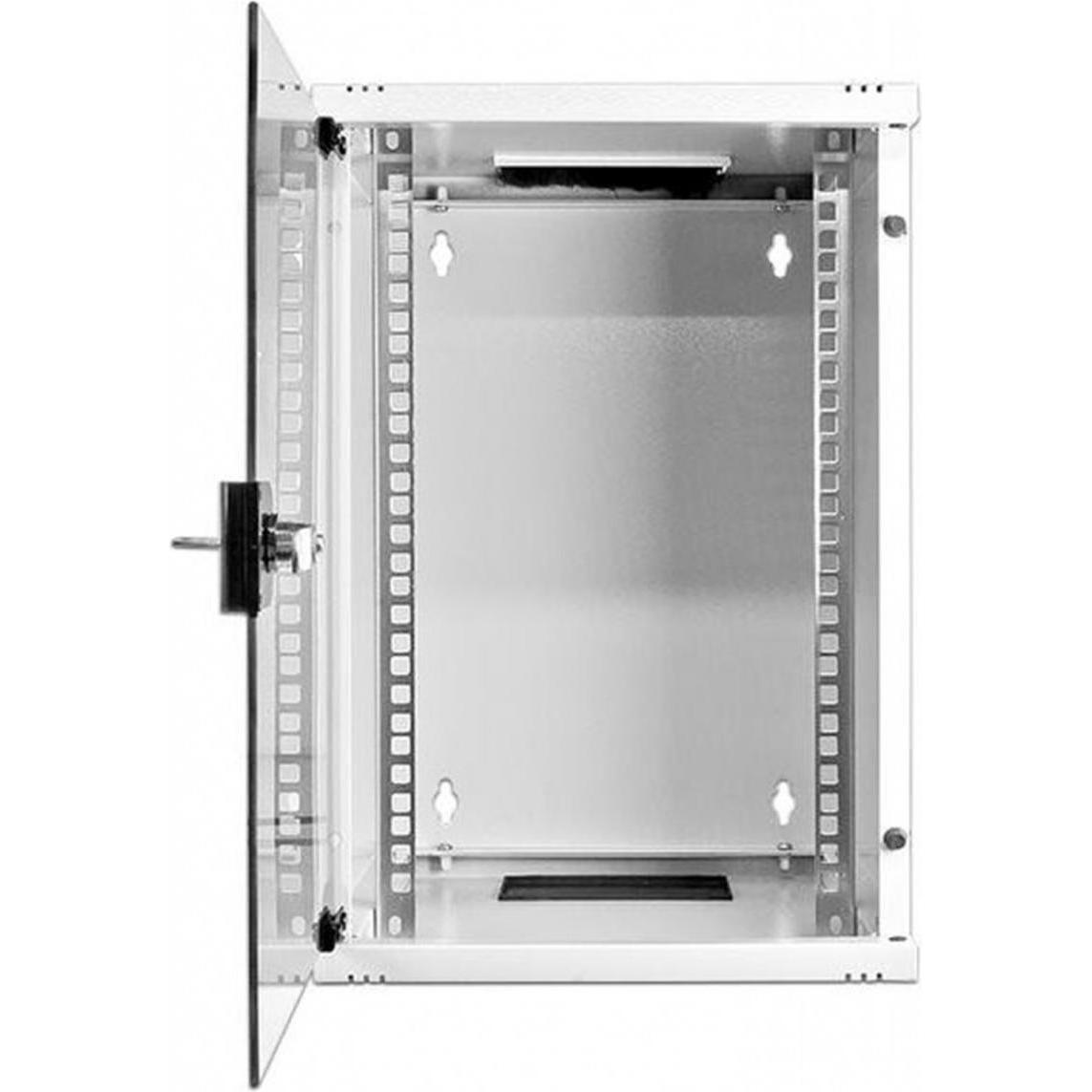 Thumbnail - Wirewin Wandschrank WCAB 10 312X300X6U 10 / 6HE / Schwarz (5.71 HE, 10 Zoll Rack), Serverschrank, Grau