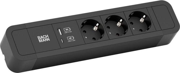 Actual product image Bachmann PRIMO 2 socket strip (3x, CEE 7/3, 2 m)