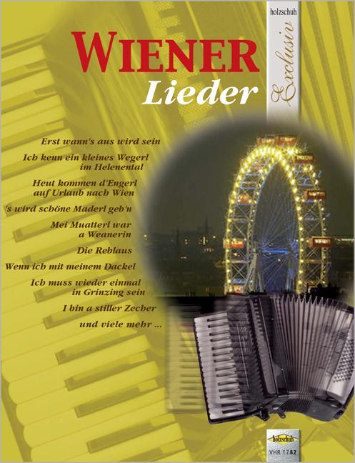 Produktbild Wiener Lieder, für Akkordeon (Deutsch, Nelly Leuzinger, 2009)