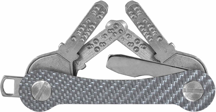 Produktbild Keycabins Schlüsselorganisator KCCS1.6 Carbon S1 silver