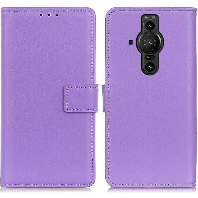 Thumbnail - MU Classic Classic II Leder Bookcover Series (Sony Xperia Pro-I), Smartphone Hülle, Violett