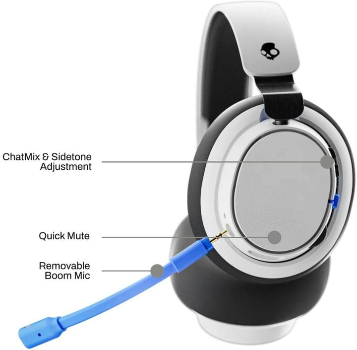 Actual product image Skullcandy SLYR Pro Playstation Gaming Wired Over Ear (Cable, Wireless)