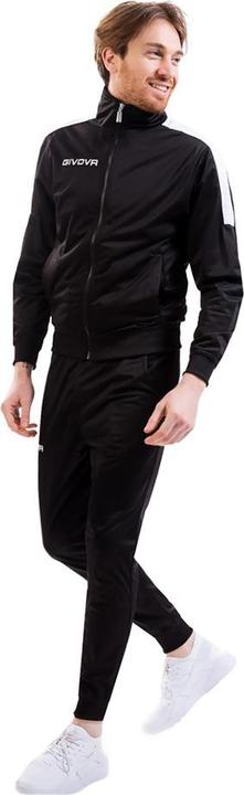 Universal Textiles Tracksuit Tuta Revolution black and white TR033 1003 (S) (S)