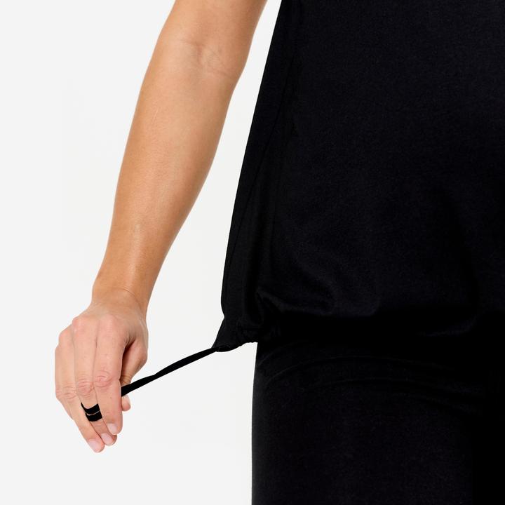 Image du produit Domyos T-shirt de maternité yoga femme, noir (M)