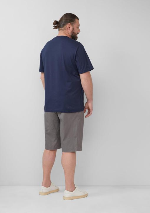Actual product image S.Oliver Bermuda Relaxed-Fit-Bermuda mit Minimalmuster und Elastikbund (46)