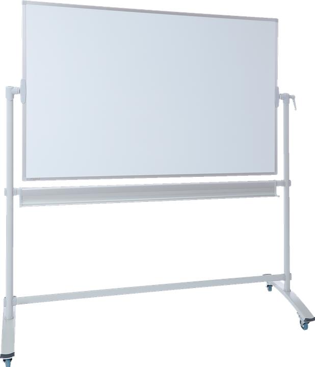 Image du produit Dahle Tableau blanc mobile 96180 Basic 150,0 x 100,0 cm blanc acier laqué (150 x 100 cm)