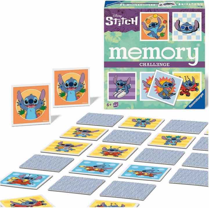 Produktbild Ravensburger 24697 - Challenge memory® Disney Stitch. Ein herausforderndes memory® für 2 -8 (Deutsch, Spanisch, Französisch, Niederländisch, Italienisch, Englisch)