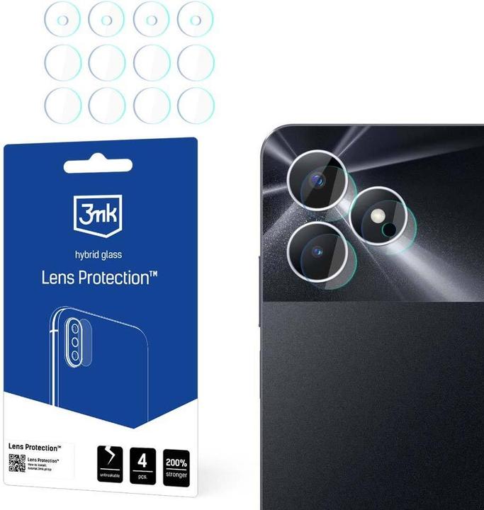 Produktbild 3MK Lens Protect Realme Note 50 Ochrona na obiektyw aparatu 4szt (1 Stück, Realme Note 50)