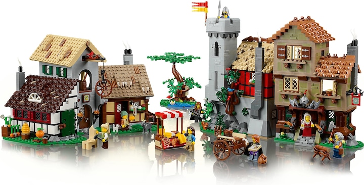 Productafbeelding LEGO Middeleeuws stadsplein (10332, LEGO Icons, LEGO Zeldzame Sets)