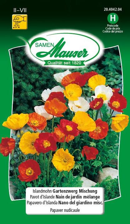 Image du produit Samen Mauser Pavot d'Islande mélange nain de jardin (Graines de plantes)