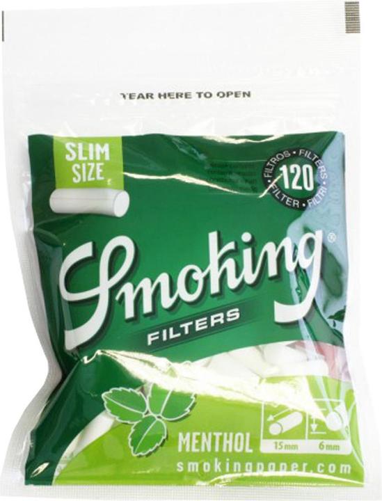 Produktbild Smoking Slim Watte-Filter Menthol