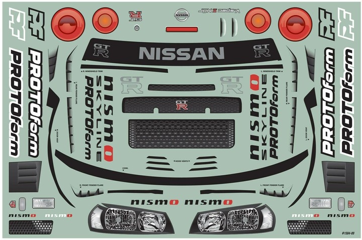 Immagine prodotto Proline Carrozzeria Nissan Skyline GT-R R34 non verniciata, 1:7