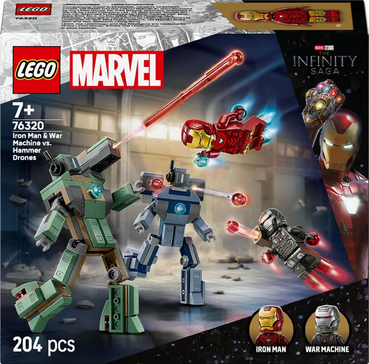Image du produit LEGO Iron Man & War Machine contre les drones Hammer (76320, LEGO Marvel)