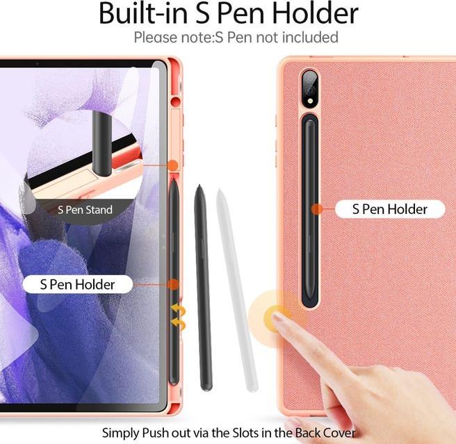 Produktbild Dux Ducis Galaxy Tab S9+ - Domo Case rosa (Galaxy Tab S9+)