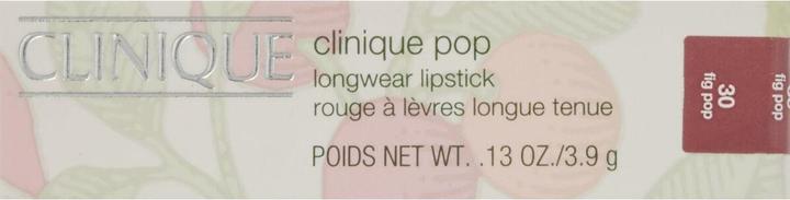Actual product image Clinique Pop Longwear Lipstick Shine Flushed (Fig Pop)