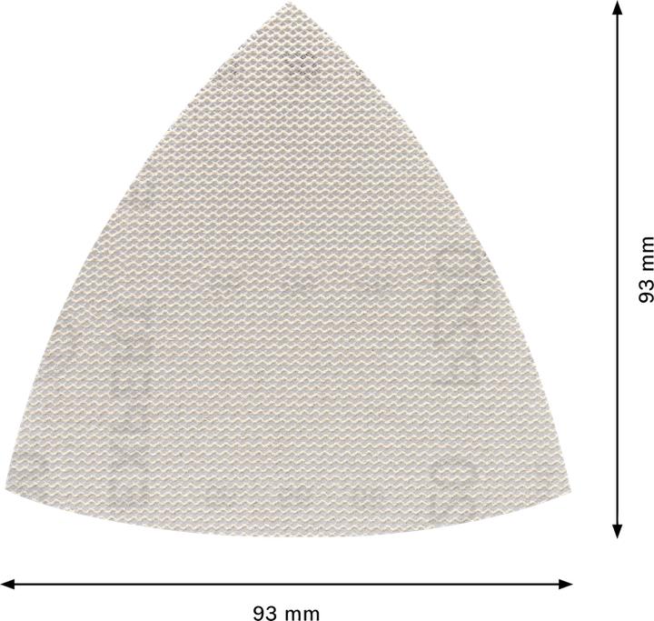 Image du produit Bosch Professional Zubehör EXPERT M480 Filet de ponçage pour ponceuse Delta, 93 mm, G 220, 5 pcs. (220)