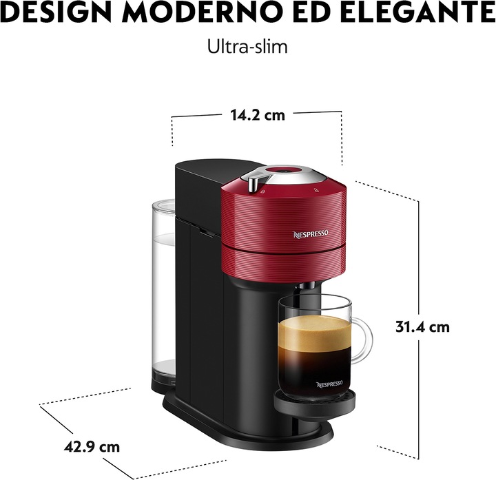 Immagine prodotto NESPRESSO Krups XN9105 Vertuo Next rosso ciliegia