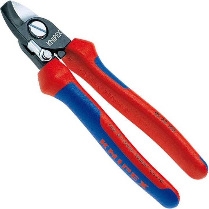 Productafbeelding Knipex Kabelschaar met openingsveer 95 22 165 (180 mm)