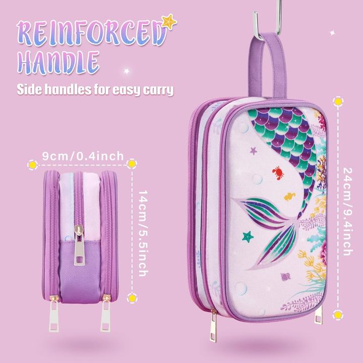 Produktbild Only-Bags.Store Kinderkulturtasche- Kinderkulturtasche zum Aufhängen Waschbeutel Kosmetiktasche