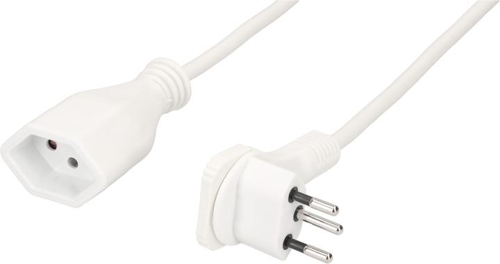 Immagine prodotto Max Hauri Prolunga TD H05VV-F3G1.0 ad angolo piatto (1 m, Tipo 13, Tipo 12)