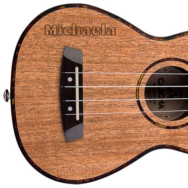 Produktbild Cascha Ukulele HH-2049 Tenor Ukulele mit personalisierter Gravur (Tenor)