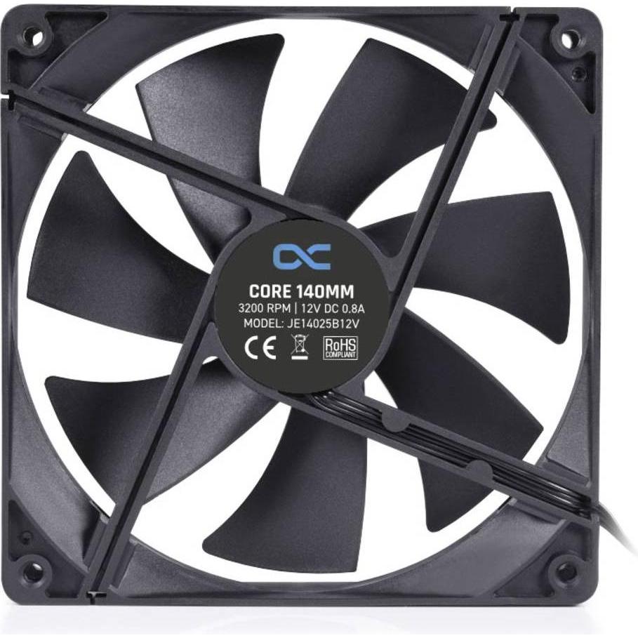 Thumbnail - Alphacool Core 140mm L??fter PWM 3200rpm (140x140x25mm) (140 mm, 1 x), PC Lüfter, Schwarz
