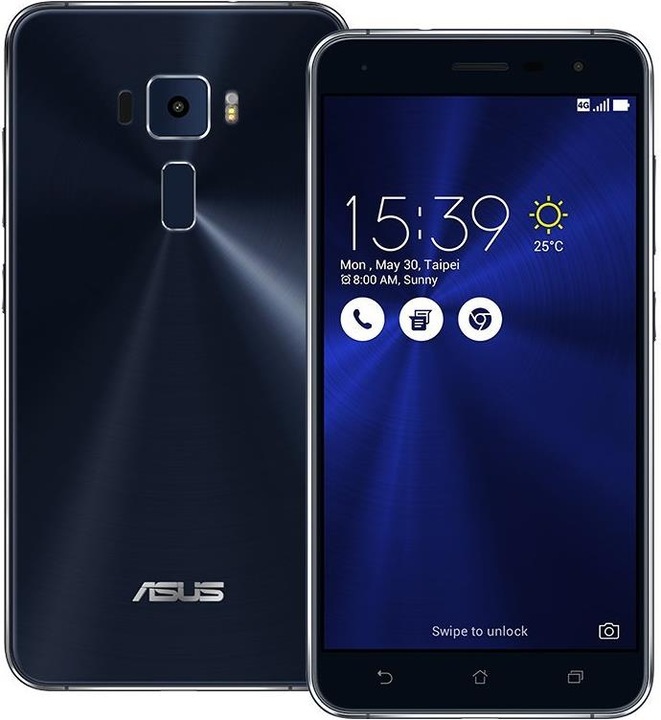 Immagine prodotto ASUS ZenFone 3 ZE520KL (32 GB, Nero Zaffiro, 5.20", Doppia SIM Ibrida, 16 Mpx, 4G)
