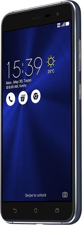 Immagine prodotto ASUS ZenFone 3 ZE520KL (32 GB, Nero Zaffiro, 5.20", Doppia SIM Ibrida, 16 Mpx, 4G)