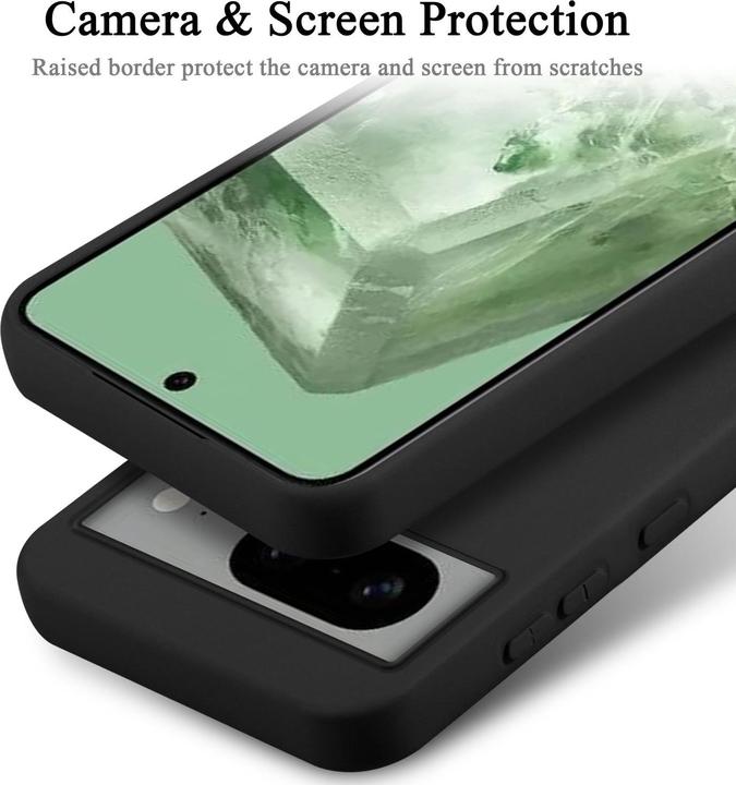 Produktbild Cadorabo Hülle für Google PIXEL 8 TPU im Liquid Schutz Silikon Design (Google Pixel 8)