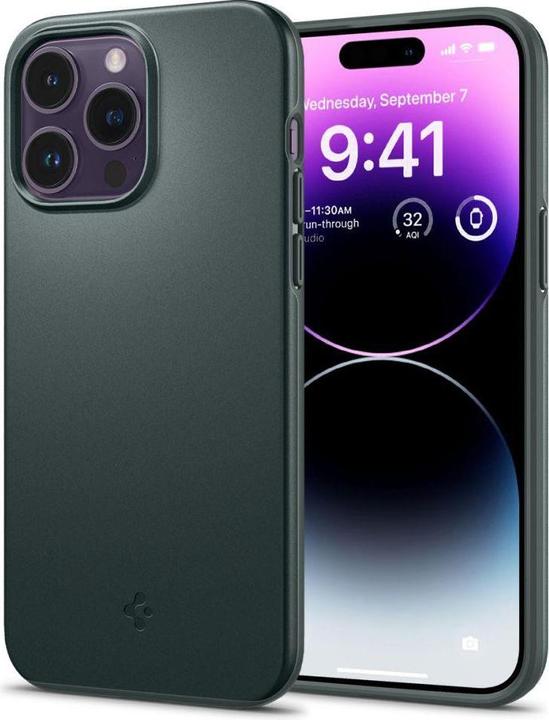 Produktbild Spigen Thin Fit Iphone 14 Pro Abyss Green (Apple iPhone 14 Pro)