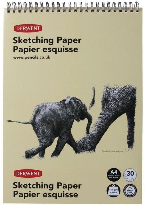 Actual product image Derwent Sketchpad (A4, Plain, Hardcover)