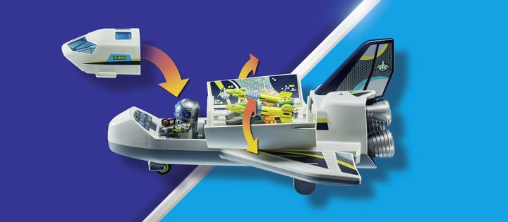 Actual product image Playmobil Space Shuttle on Mission (71368, Playmobil Novelmore)