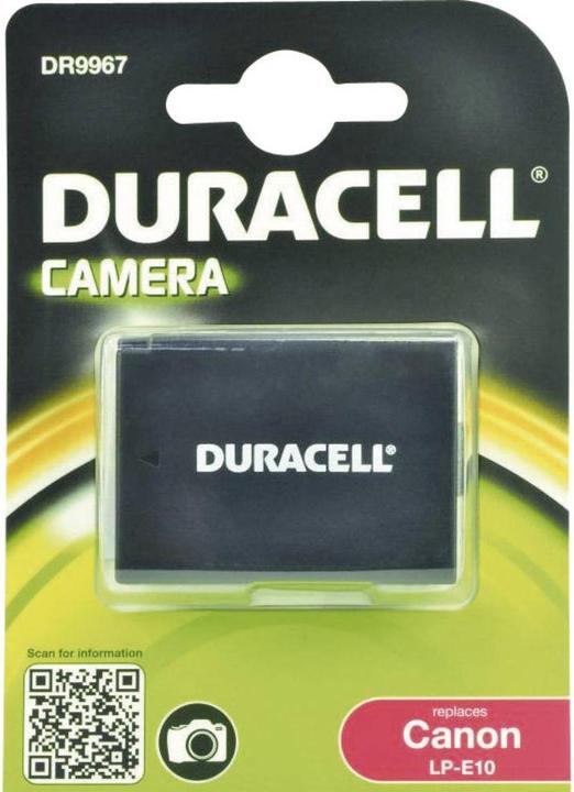 Productafbeelding Duracell Lithium-ion batterij LP-E10,1020 mAh (Batterij van de camera)