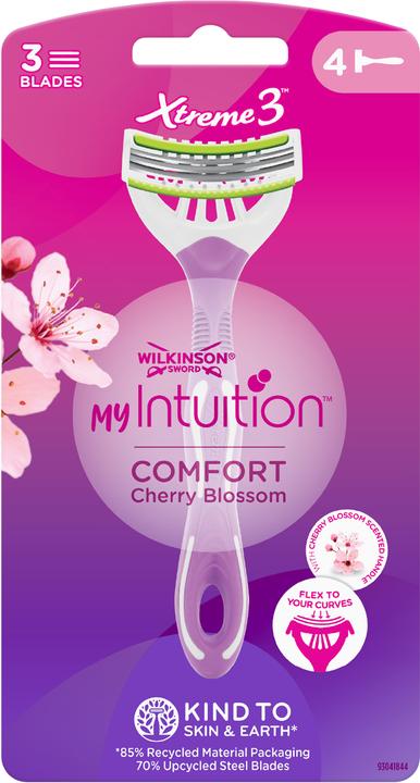 Actual product image Wilkinson Rasierer My Intuition Xtreme Comfort Cherry Blossom 4 Stück