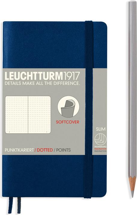 Leuchtturm1917 Pocket, Softcover (A6, Gepunktet)