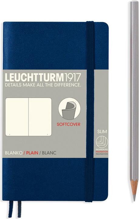 Leuchtturm1917 Tasca, Copertina morbida (A6, Righe)