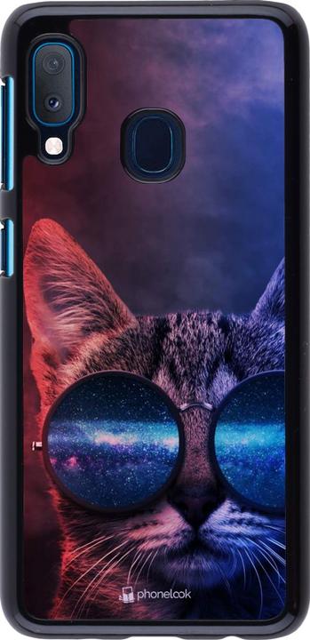 Image du produit PhoneLook Coque Red Blue Cat Glasses (Samsung Galaxy A20e)