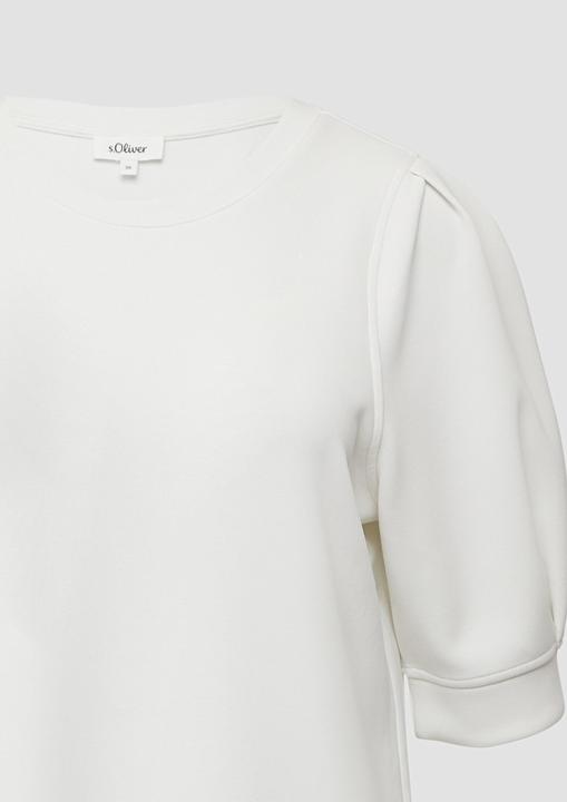 Actual product image S.Oliver Kleid Kurzes Scuba-Kleid mit Puffärmeln (46)