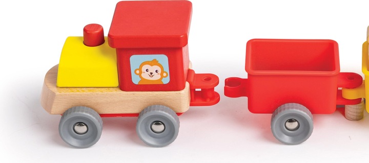 Actual product image Hape Monkey and Numbers Toy Train