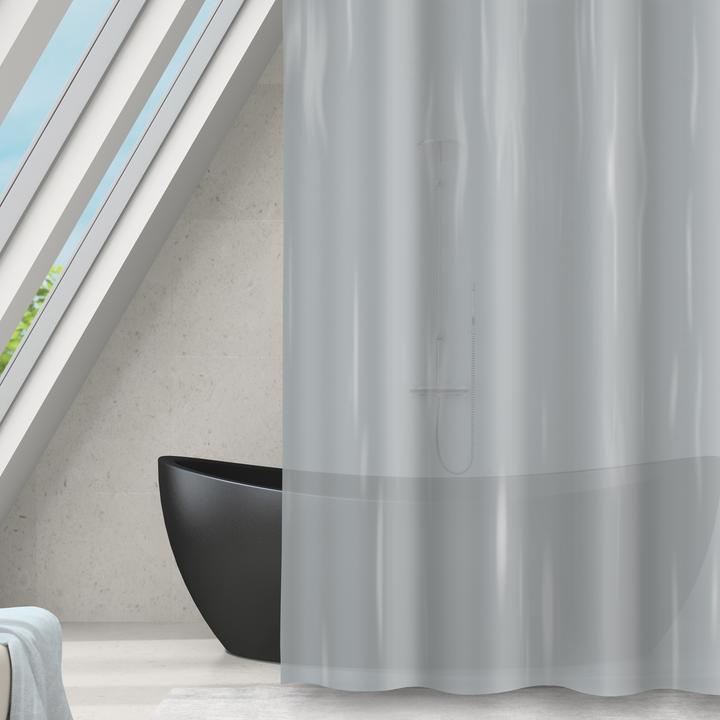 Steinbach Rideau de douche Peva Romana 180x180cm gris clair (180 x 180 cm)