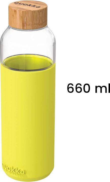 Actual product image Quokka Bottle with cap green 660 ml (0.66 l)