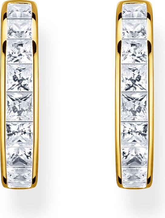 Immagine prodotto Thomas Sabo Pietre bianche creole oro pavé (Argento 925)