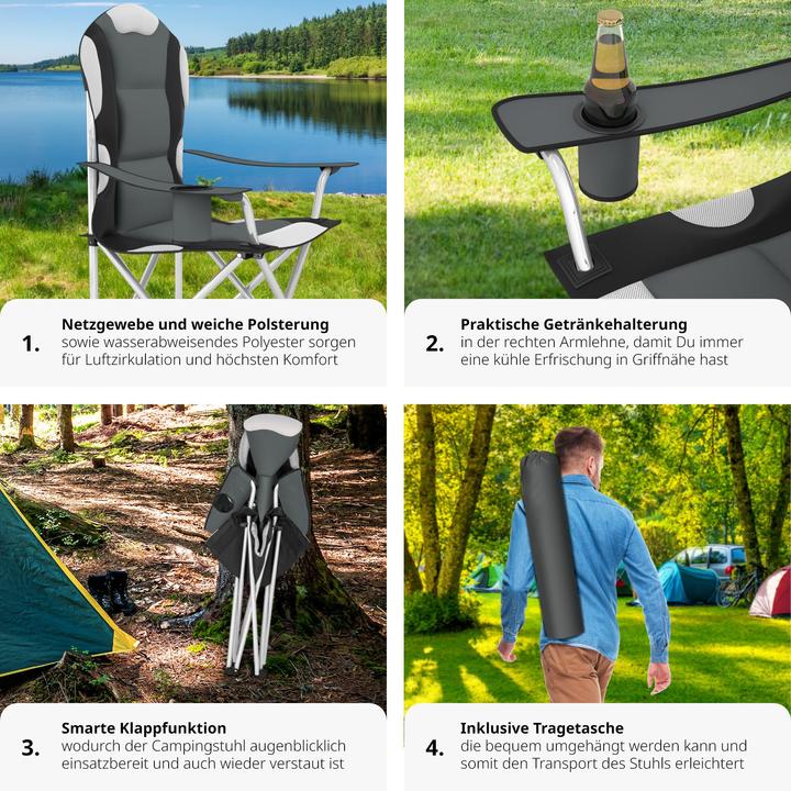 Image du produit tectake Chaises de Camping