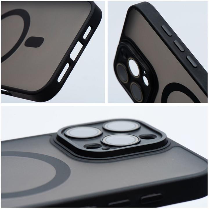 Produktbild OEM Back panel cover VARIETE MAG COVER Case compatible with MagSafe for IPHONE 15 PRO black (Apple iPhone 15 Pro)