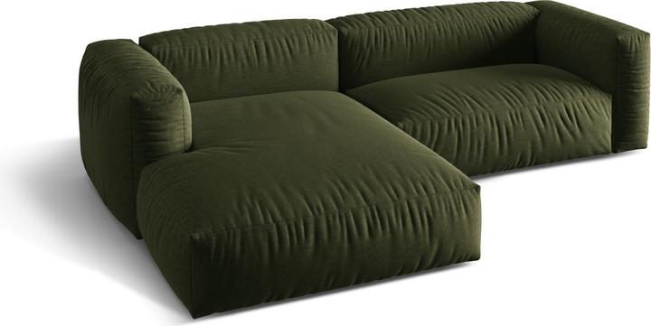 Image du produit Micadoni Canapé D'Angle Gauche Modulaire, "Martina", 2 Places, 283x176x75 Fabriqué en Europe (Canapé modulaire, Canapé d'angle)
