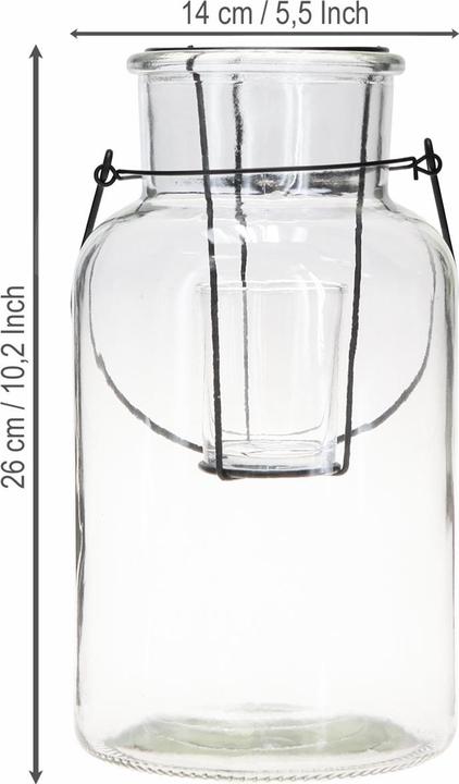 Produktbild Viana Windlicht als Flaschen-Dekoration für stimmungsvolle Beleuchtung kaufen (2 x)