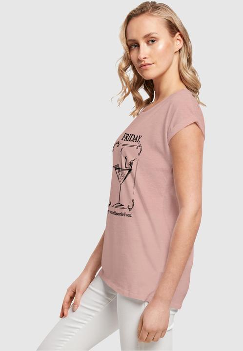 Produktbild Mister Tee Ladies F-Word Extended Shoulder Tee - 125199 (XL)