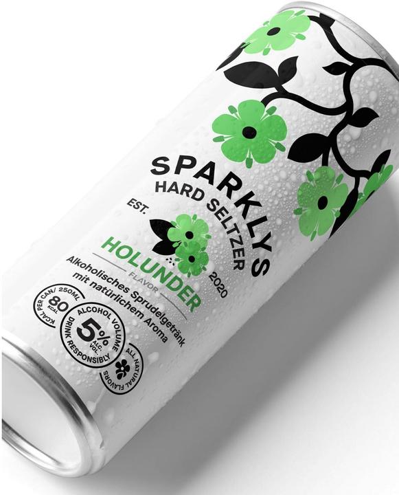 Produktbild Sparklys Holunder (6 x 25 cl)