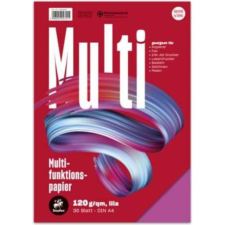 Staufen, Kopierpapier, Multifunktionspapier 7X 734051271 A4 120g lila 35Bl. (120 g/m², A4)