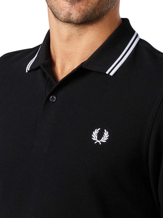 Produktbild Fred Perry Twin Tipped Polo Long Sleeve black (M)